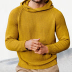 Denver - Men's Solid Hooded Long Sleeve Sweater 2