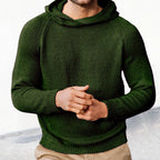 Denver - Men's Solid Hooded Long Sleeve Sweater 3