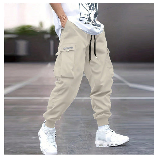 Dylan - Men's Relaxed Cargo Joggers with Drawstring Waist