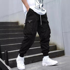 Dylan - Men's Relaxed Cargo Joggers with Drawstring Waist