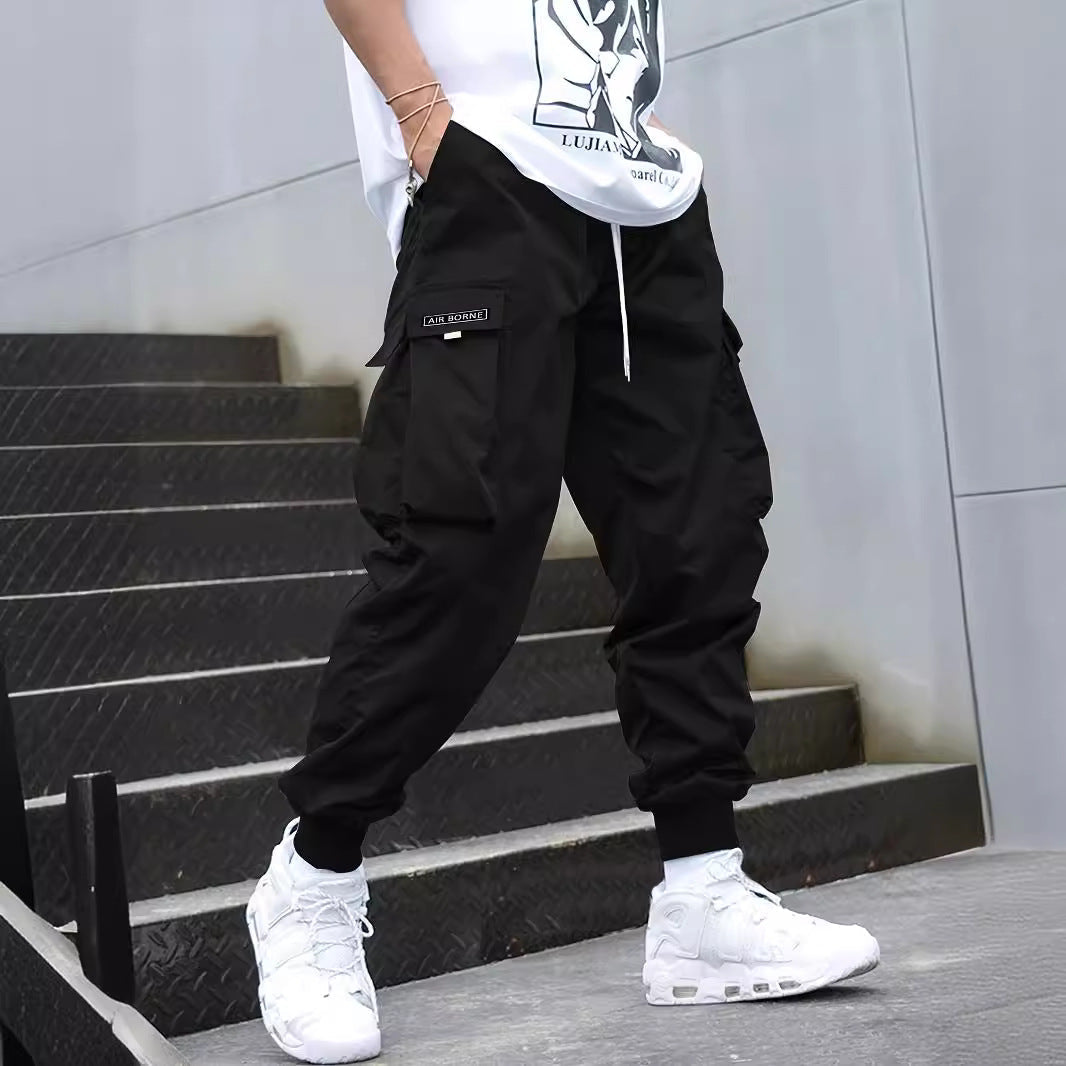Dylan - Men's Relaxed Cargo Joggers with Drawstring Waist