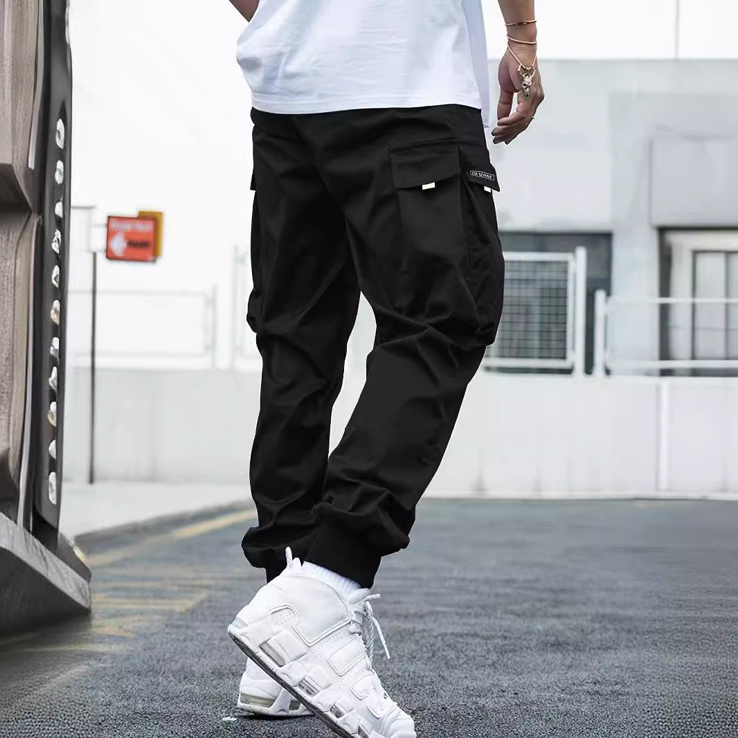 Dylan - Men's Relaxed Cargo Joggers with Drawstring Waist