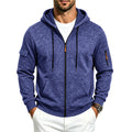 Edgar - Men's Fleece-Lined Zip-Up Fall Hoodie with Pockets 1