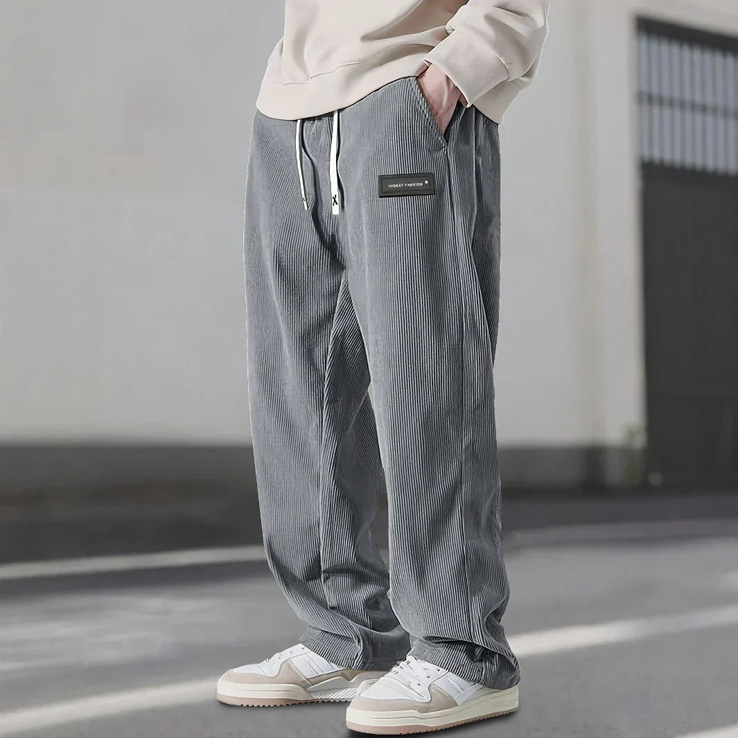 Eli - Men's Corduroy Drawstring Trousers