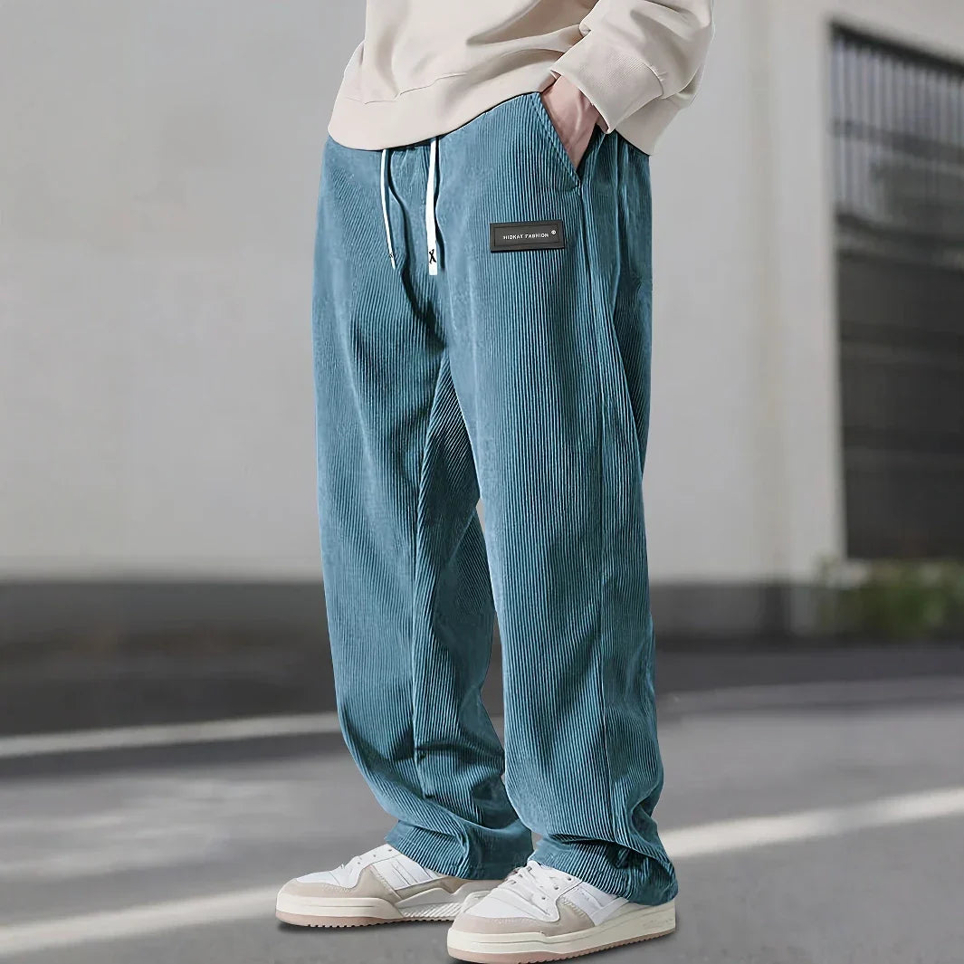 Eli - Men's Corduroy Drawstring Trousers
