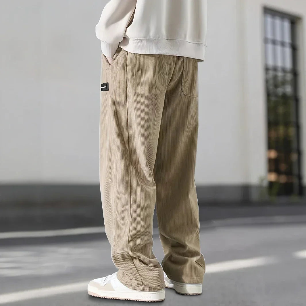 Eli - Men's Corduroy Drawstring Trousers