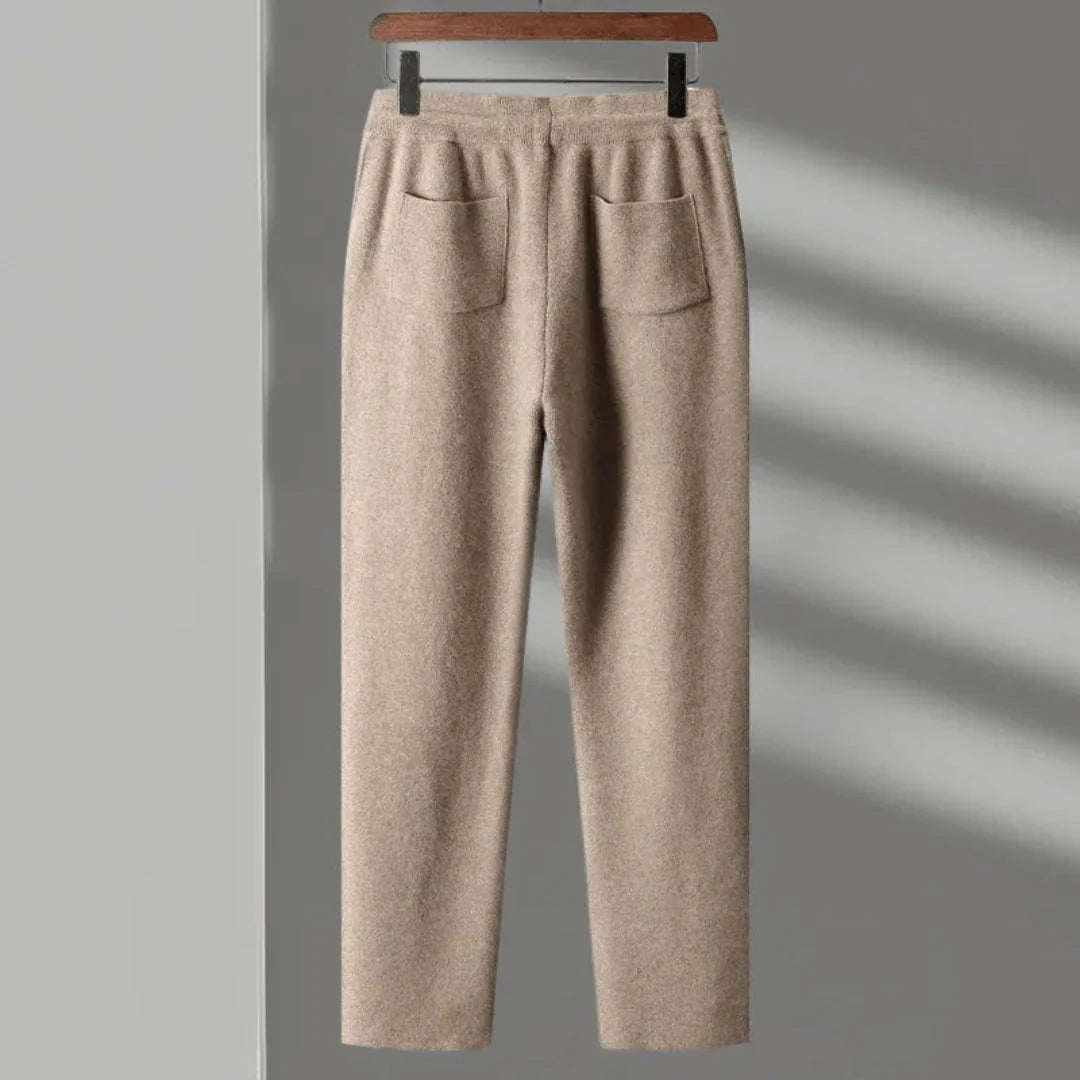 Emilio - Men's Ribbed Wool Zip Hoodie & Drawstring Trousers Set