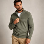 Ernie - Men's Half-Zip Slim Fit Sweater 1