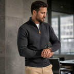 Ernie - Men's Half-Zip Slim Fit Sweater 5