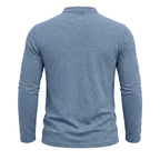 Ethan - Men's Button Henley Long Sleeve Shirt  7
