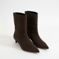Gianna - Women's Pointed-Toe Kitten Heel Booties
