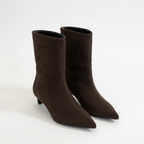 Gianna - Women's Pointed-Toe Kitten Heel Booties