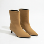 Gianna - Women's Pointed-Toe Kitten Heel Booties