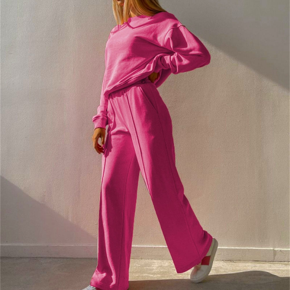 Hazel - Women's Oversized Hoodie & Wide-Leg Jogger Set