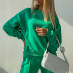 Hazel - Women's Oversized Hoodie & Wide-Leg Jogger Set