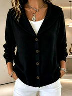 Ira - Women's Shawl-Collar Button-Up Knit Cardigan 5
