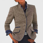 Kim - Women's Button-Front Knit Blazer
