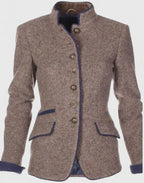 Kim - Women's Button-Front Knit Blazer