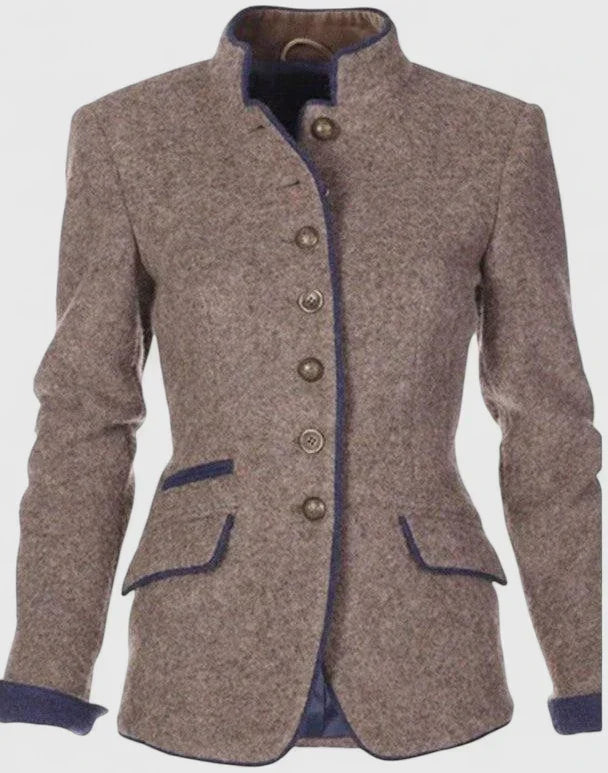 Kim - Women's Button-Front Knit Blazer