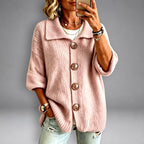 Krista - Women's Chunky Shawl Collar Oversized Cardigan 3