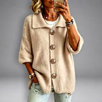 Krista - Women's Chunky Shawl Collar Oversized Cardigan 5