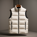 Lennox - Men's Quilted Puffer Vest with Zip Pockets