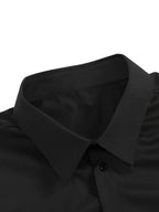 Lennox - Men's Tailored Button-Front Dress Shirt with Rolled Cuffs