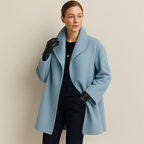 Lucinda - Women's Oversized Shawl Collar Wool Coat