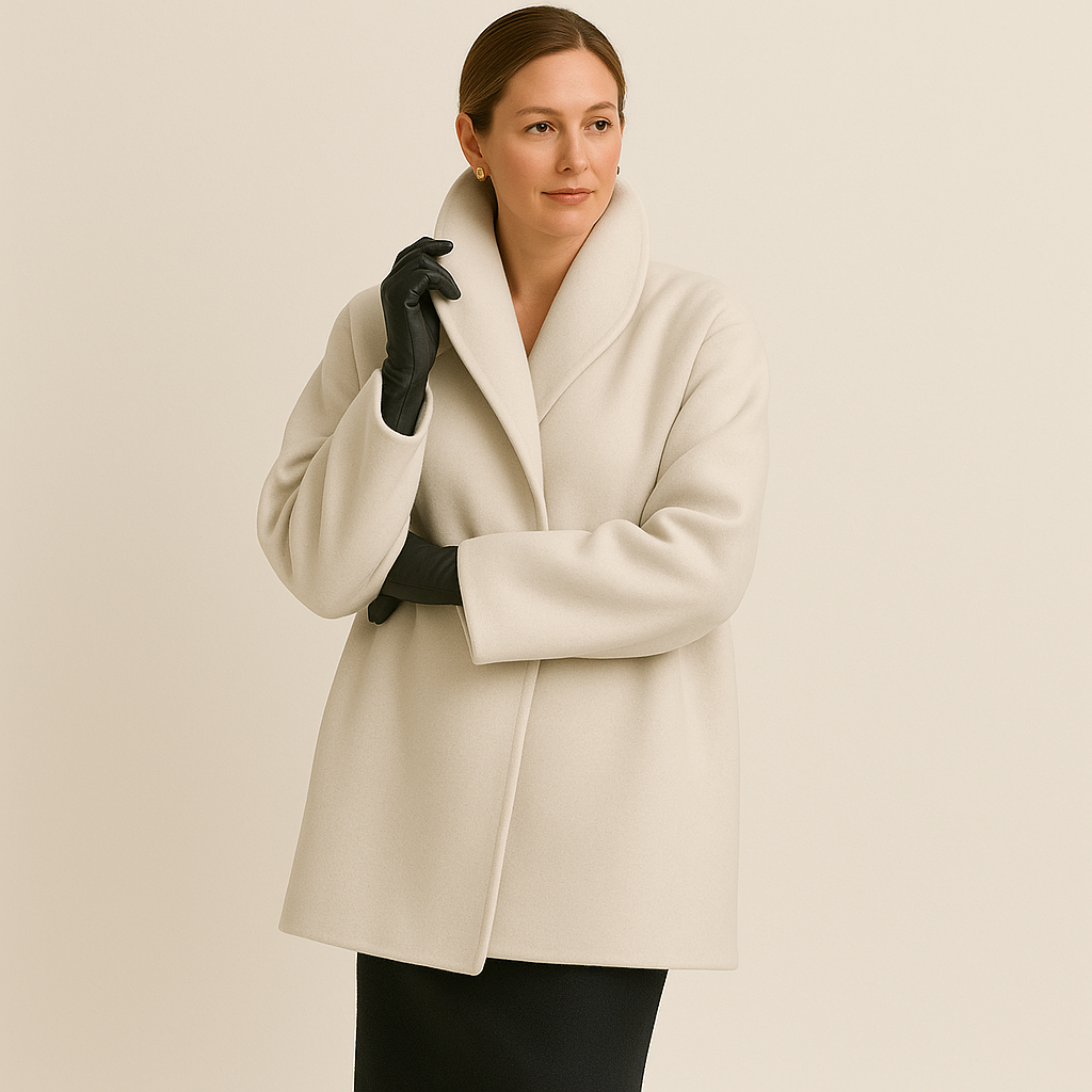 Lucinda - Women's Oversized Shawl Collar Wool Coat