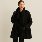 Lucinda - Women's Oversized Shawl Collar Wool Coat