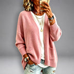 Lucinda - Women's Oversized Open Front Cardigan Sweater 1