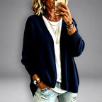 Lucinda - Women's Oversized Open Front Cardigan Sweater 2