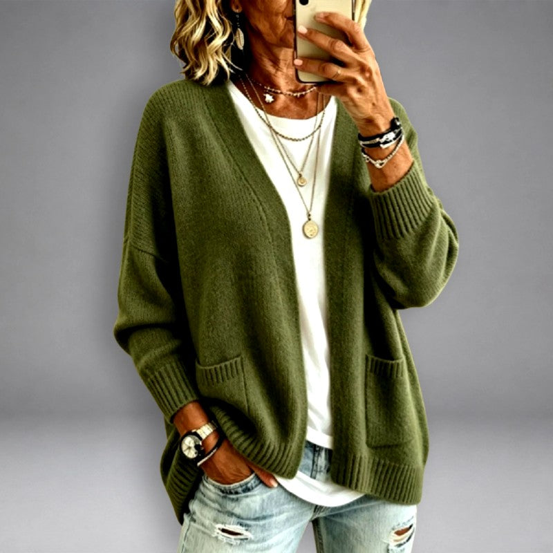 Lucinda - Women's Oversized Open Front Cardigan Sweater 4