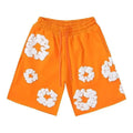 Maggie - Men's Floral Graphic Shorts with Drawstring Waist