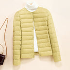 Marisol - Women's Quilted Puffer Jacket with Snap-Button Closure