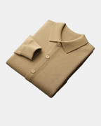 Nicholas - Men's Button-Front Merino Cardigan with Ribbed Trim