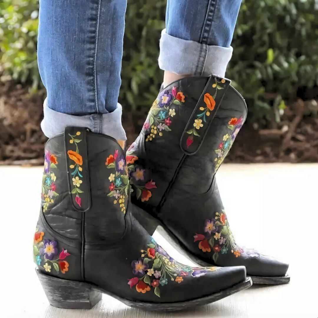 Paisley - Women's Embroidered Western Boots