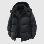 Patrick - Men's Corduroy Panel Quilted Puffer Jacket