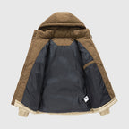Patrick - Men's Corduroy Panel Quilted Puffer Jacket