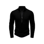 Preston - Men's Slim-Fit Quarter-Zip Ribbed Sweater 5