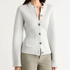 Sabrina - Women's Bell Sleeve Button-Front Knit Cardigan 3