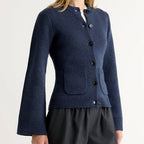 Sabrina - Women's Bell Sleeve Button-Front Knit Cardigan 5