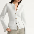 Sabrina - Women's Bell Sleeve Button-Front Knit Cardigan 7