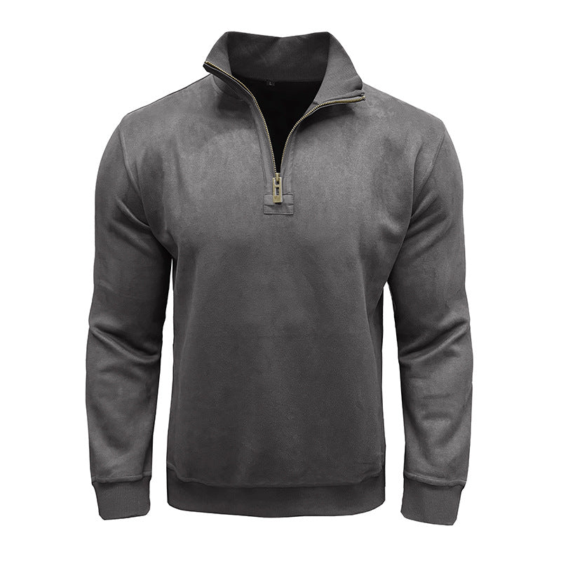 Scott - Men's Long Sleeve Quarter-Zip Sweater 1