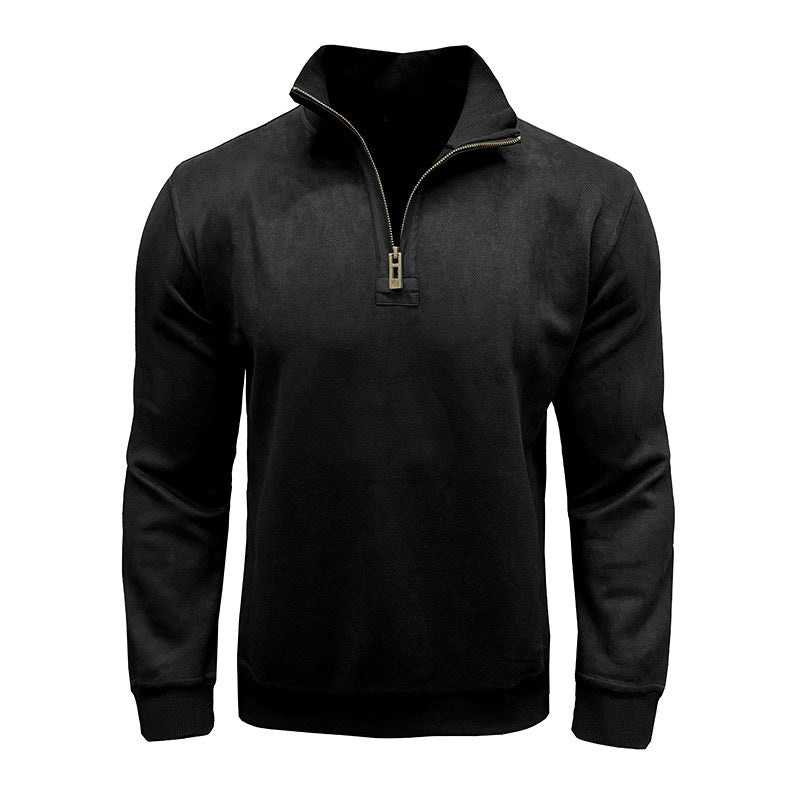 Scott - Men's Long Sleeve Quarter-Zip Sweater 2