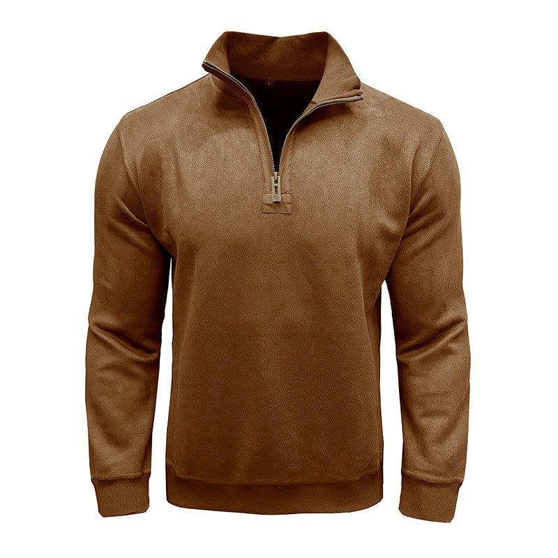 Scott - Men's Long Sleeve Quarter-Zip Sweater 5