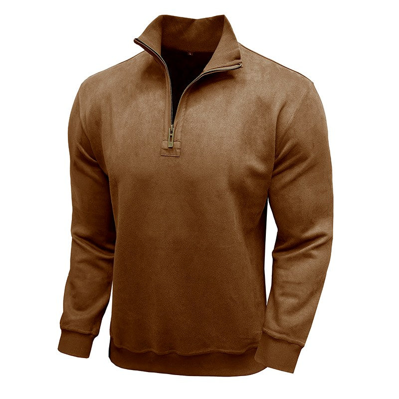 Scott - Men's Long Sleeve Quarter-Zip Sweater 6