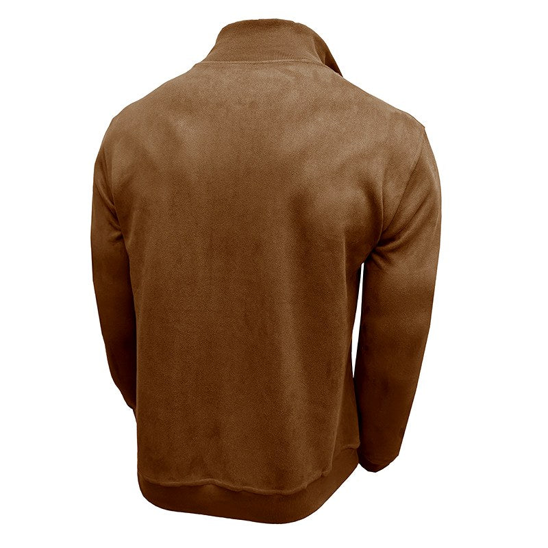 Scott - Men's Long Sleeve Quarter-Zip Sweater 7