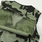 Tobias - Men's Camouflage Utility Vest with Multiple Cargo Pockets