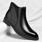 Tonny - Men's Leather Chelsea Boots with Elastic Side Gussets